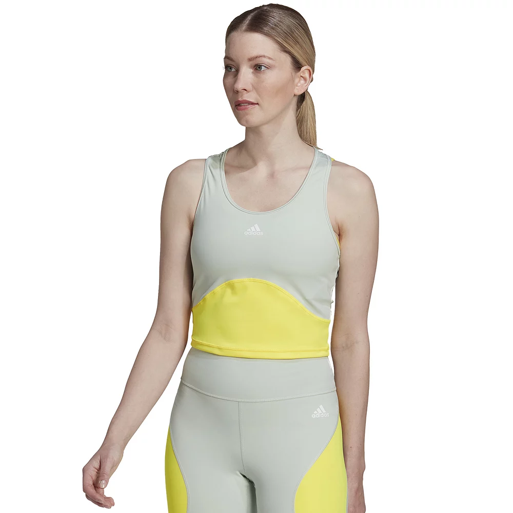 Women's adidas AEROREADY High-Impact Crop Training Tank 1 Women's adidas AEROREADY High-Impact Crop Training Tank