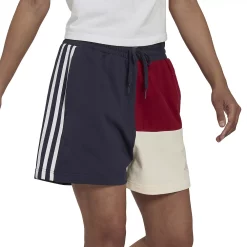 Women's adidas Essentials Colorblock Oversized Shorts -Adidas Clothing Shop 5521020 ALT2