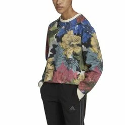 Women's adidas Floral Sweatshirt -Adidas Clothing Shop 5521125 ALT4
