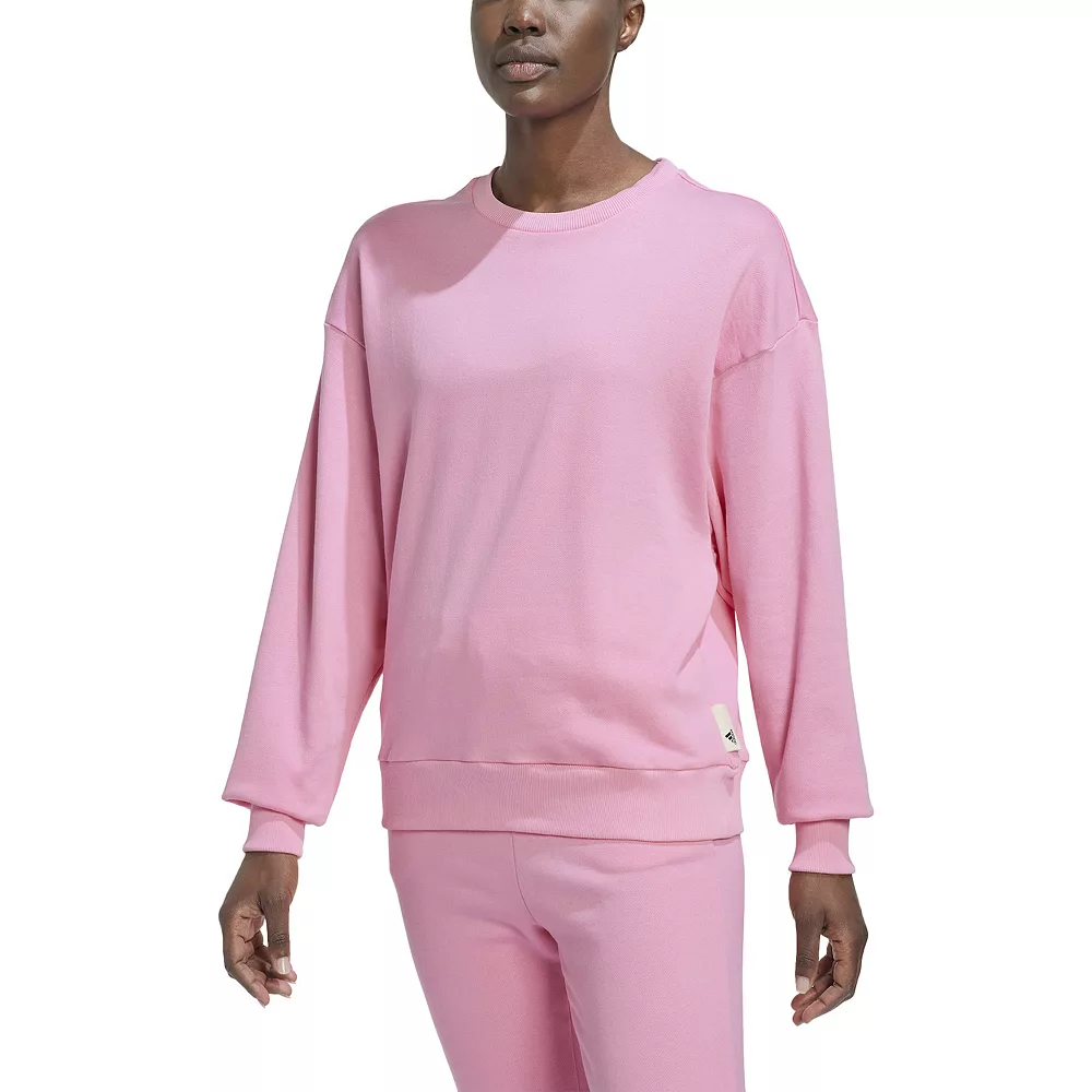 Women's adidas Studio Lounge Loose Sweatshirt 9 Women's adidas Studio Lounge Loose Sweatshirt - Image 9