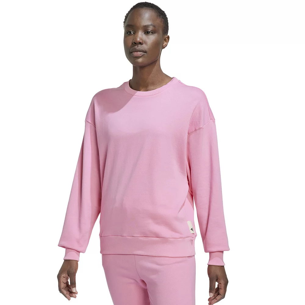 Women's adidas Studio Lounge Loose Sweatshirt 5 Women's adidas Studio Lounge Loose Sweatshirt - Image 5