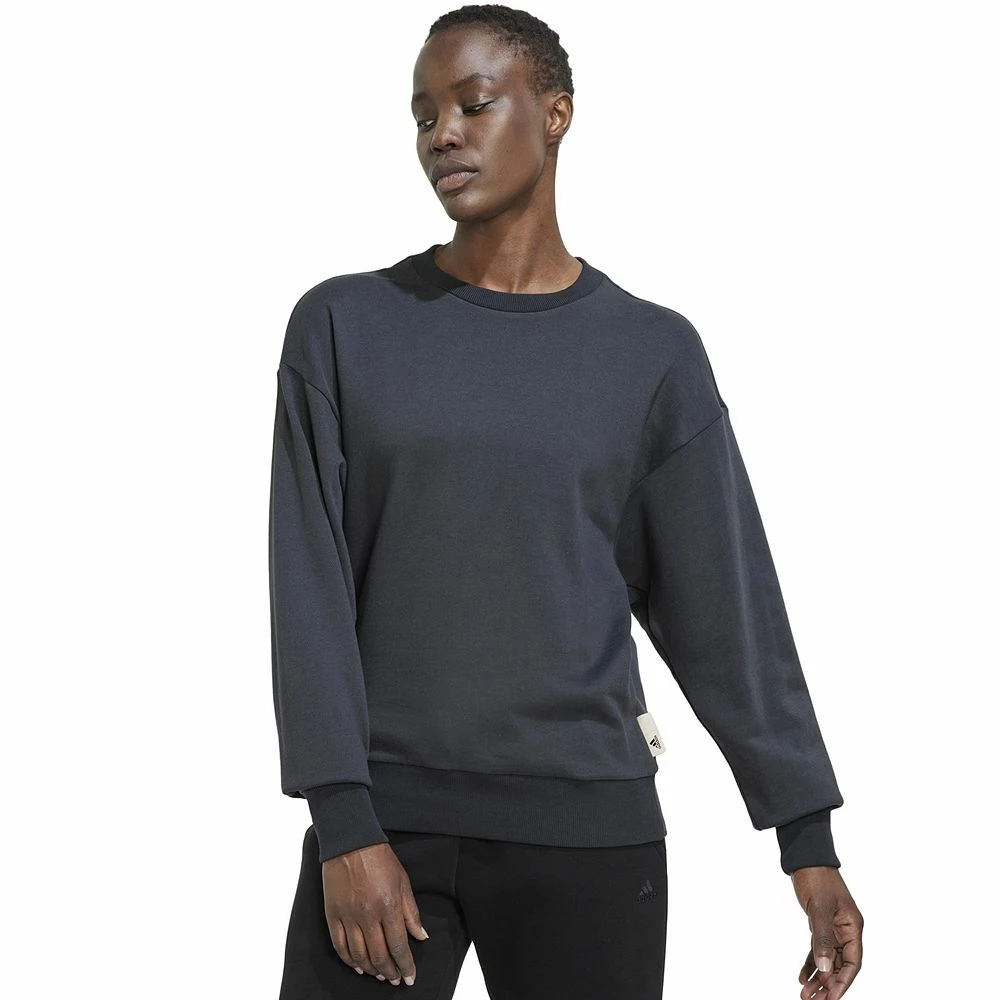 Women's adidas Studio Lounge Loose Sweatshirt 4 Women's adidas Studio Lounge Loose Sweatshirt - Image 4