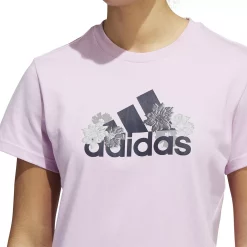 Women's adidas Floral Graphic Tee -Adidas Clothing Shop 5523630 ALT3