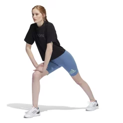 Women's adidas Badge Of Sport 3-Stripes Bike Shorts -Adidas Clothing Shop 5527109 ALT2