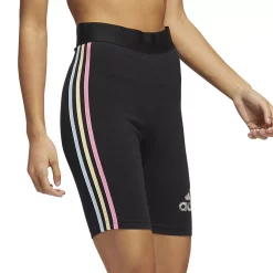 Women's adidas Badge Of Sport 3-Stripes Bike Shorts -Adidas Clothing Shop 5527109 Black