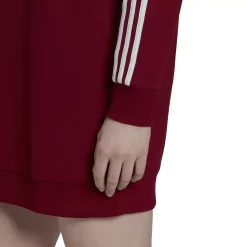 Women's adidas Essentials 3-Stripes Sweatshirt Dress -Adidas Clothing Shop 5527111 ALT3