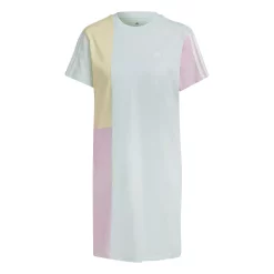 Women's adidas Essentials Colorblock Boyfriend T-Shirt Dress 9 Women's adidas Essentials Colorblock Boyfriend T-Shirt Dress -Adidas Clothing Shop 5527112 ALT4