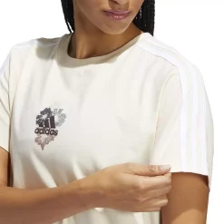 Women's adidas Floral Graphic T-Shirt Dress 7 Women's adidas Floral Graphic T-Shirt Dress -Adidas Clothing Shop 5527113 ALT2