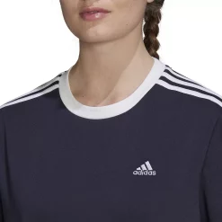 Women's adidas Essentials 3-Stripes Tee 9 Women's adidas Essentials 3-Stripes Tee -Adidas Clothing Shop 5529951 ALT2
