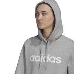 Women's adidas Essentials Linear Oversized Fleece Hoodie 11 Women's adidas Essentials Linear Oversized Fleece Hoodie -Adidas Clothing Shop 5531582 ALT2