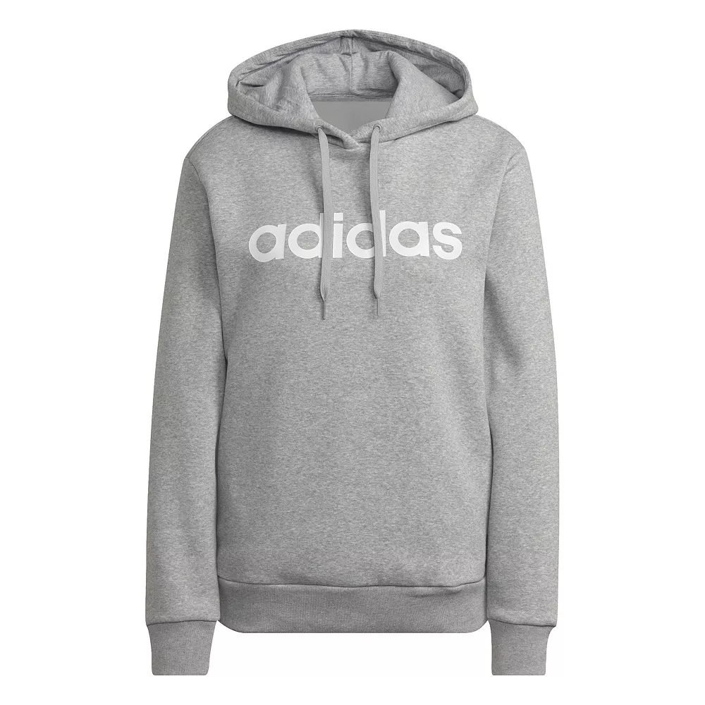 Women's adidas Essentials Linear Oversized Fleece Hoodie 7 Women's adidas Essentials Linear Oversized Fleece Hoodie - Image 7