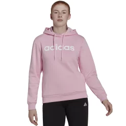 Women's adidas Essentials Linear Oversized Fleece Hoodie 9 Women's adidas Essentials Linear Oversized Fleece Hoodie -Adidas Clothing Shop 5531582 True Pink