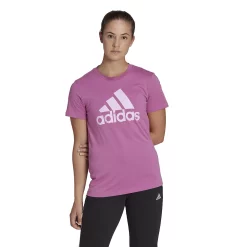 Women's adidas Loungewear Essentials Logo Tee -Adidas Clothing Shop 5538887 Semi Pulse Lilac Bliss