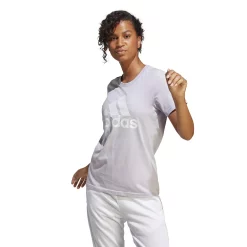 Women's adidas Loungewear Essentials Logo Tee -Adidas Clothing Shop 5538887 Silver Dawn White