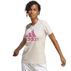Women's adidas Loungewear Essentials Logo Tee -Adidas Clothing Shop 5538887 Wonder Quartz Magenta