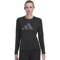 Women's adidas Winners Long Sleeve Tee -Adidas Clothing Shop 5538889 Black Melange