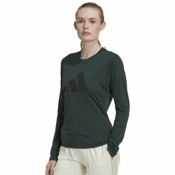 Women's adidas Winners Long Sleeve Tee -Adidas Clothing Shop 5538889 Shadow Green Mel