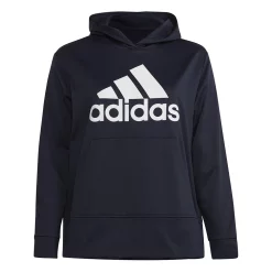 Plus Size adidas AEROREADY Big Logo Fleece Hoodie 11 Plus Size adidas AEROREADY Big Logo Fleece Hoodie -Adidas Clothing Shop 5542156 ALT5