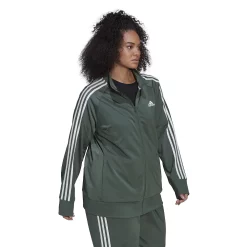 Plus Size adidas Essentials Warm-Up Slim Fit 3-Stripes Track Jacket 10 Plus Size adidas Essentials Warm-Up Slim Fit 3-Stripes Track Jacket -Adidas Clothing Shop 5542165 ALT2