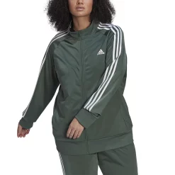 Plus Size adidas Essentials Warm-Up Slim Fit 3-Stripes Track Jacket 12 Plus Size adidas Essentials Warm-Up Slim Fit 3-Stripes Track Jacket -Adidas Clothing Shop 5542165 ALT4