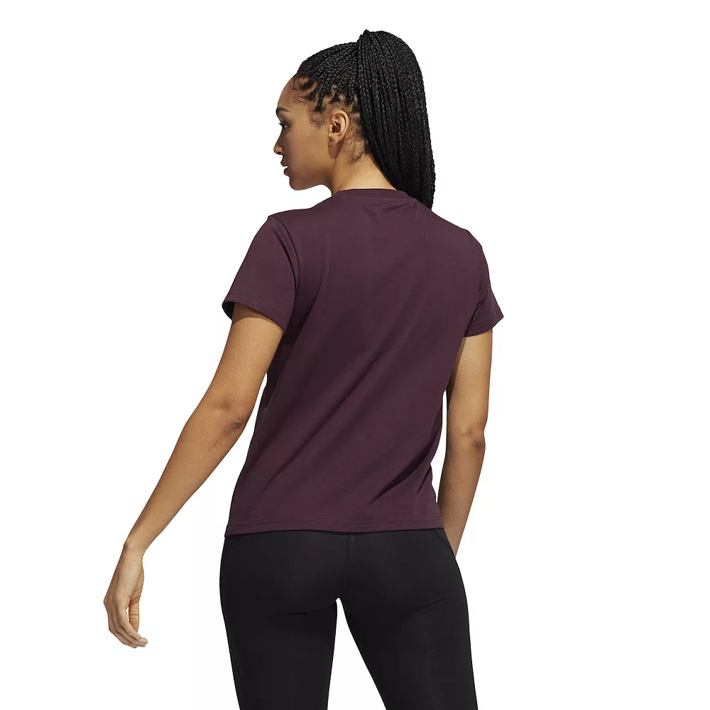 Women's adidas Classic 2-Tone Logo Graphic T-Shirt 4 Women's adidas Classic 2-Tone Logo Graphic T-Shirt - Image 4