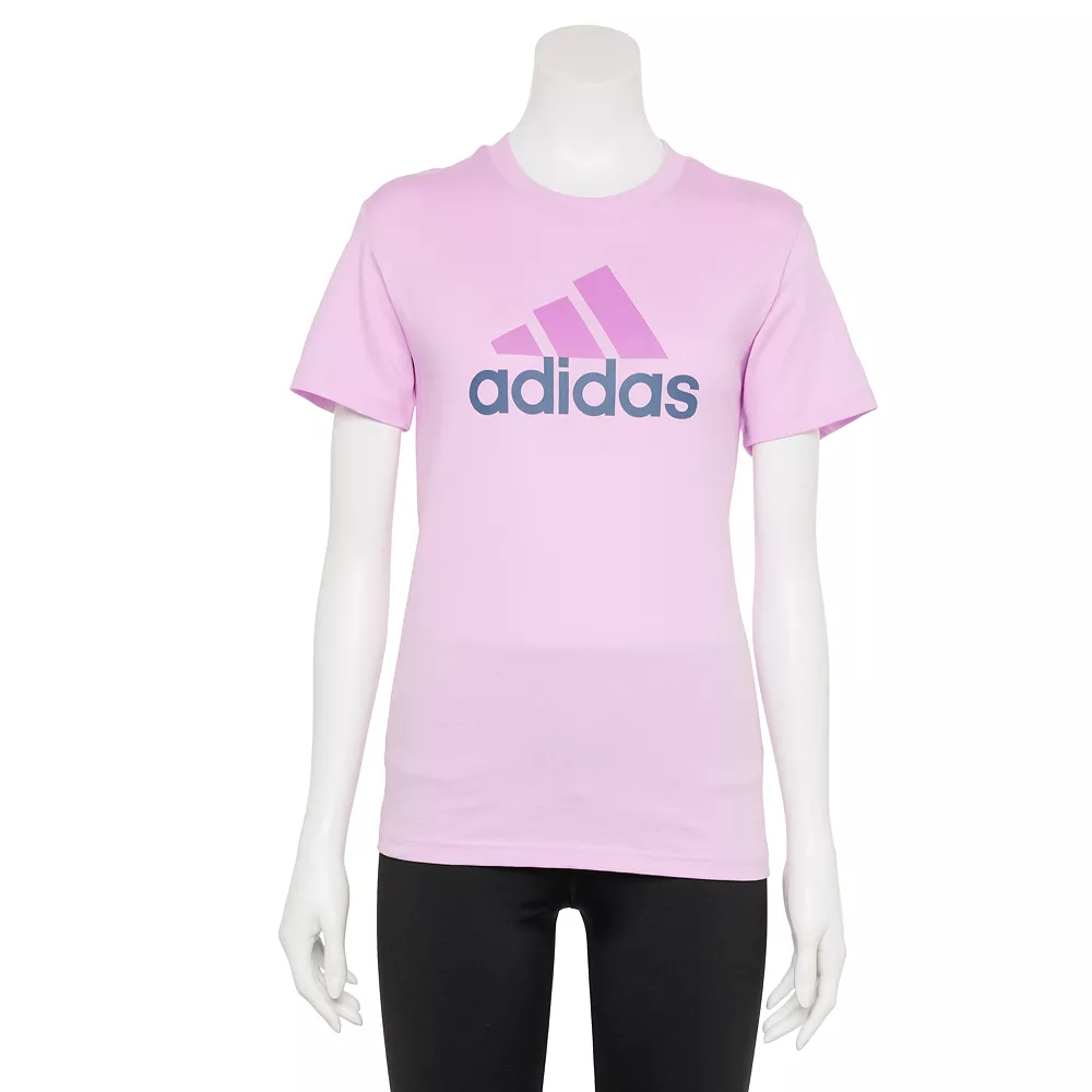 Women's adidas Classic 2-Tone Logo Graphic T-Shirt 1 Women's adidas Classic 2-Tone Logo Graphic T-Shirt