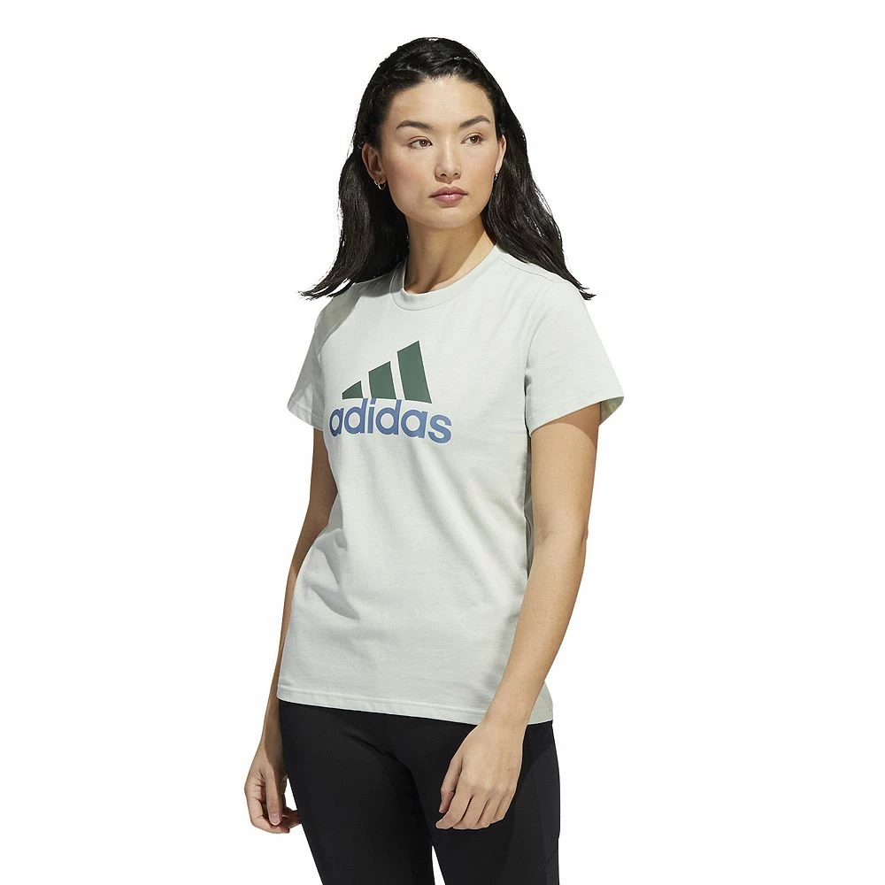 Women's adidas Classic 2-Tone Logo Graphic T-Shirt 2 Women's adidas Classic 2-Tone Logo Graphic T-Shirt - Image 2
