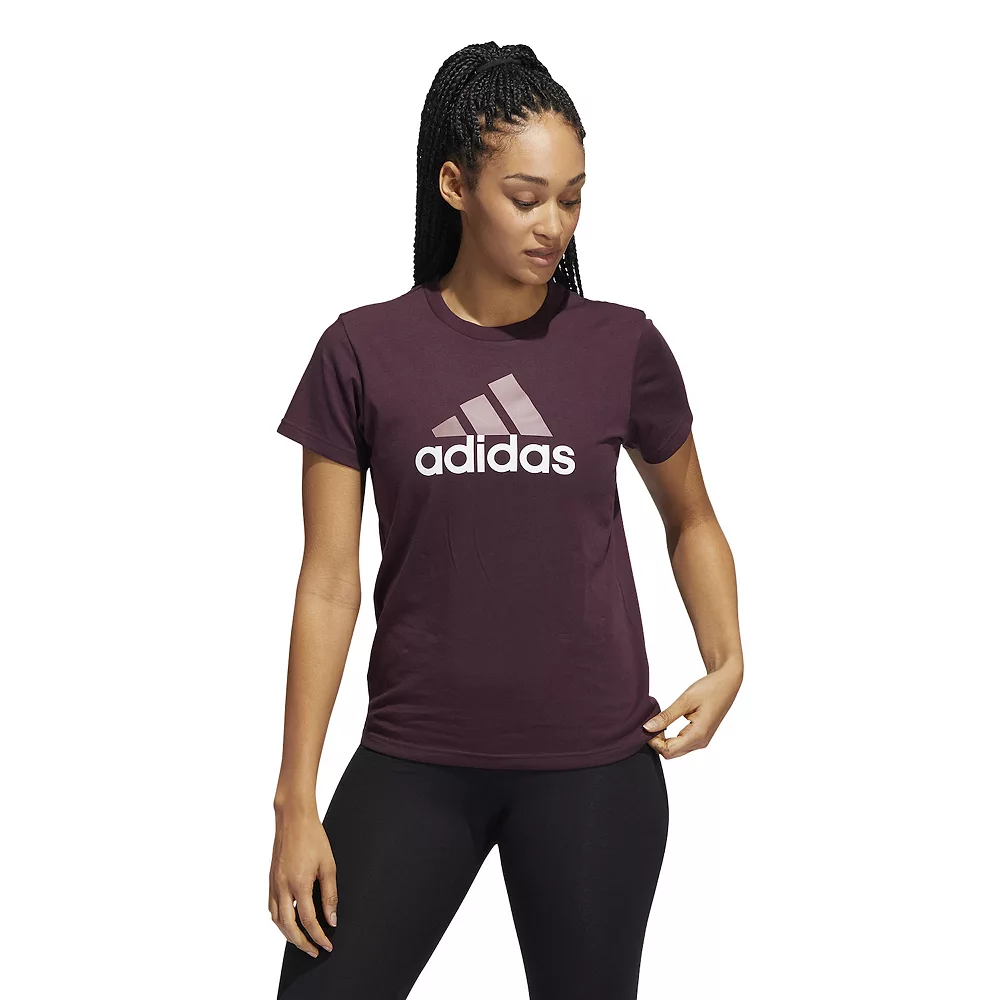 Women's adidas Classic 2-Tone Logo Graphic T-Shirt 3 Women's adidas Classic 2-Tone Logo Graphic T-Shirt - Image 3