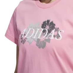 Women's adidas Floral Linear Graphic T-Shirt 9 Women's adidas Floral Linear Graphic T-Shirt -Adidas Clothing Shop 5575428 ALT2