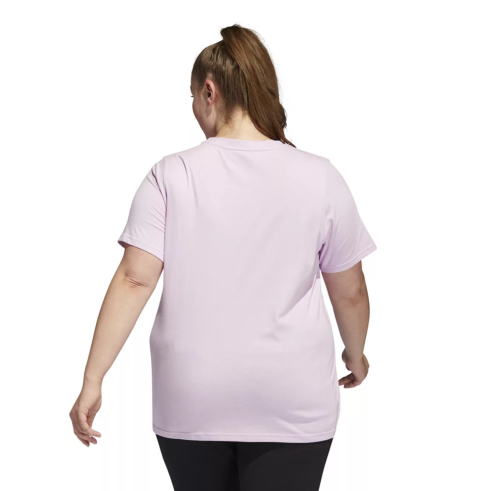 Plus Size adidas Badge of Sport Classic 2-Tone Graphic Tee 3 Plus Size adidas Badge of Sport Classic 2-Tone Graphic Tee - Image 3