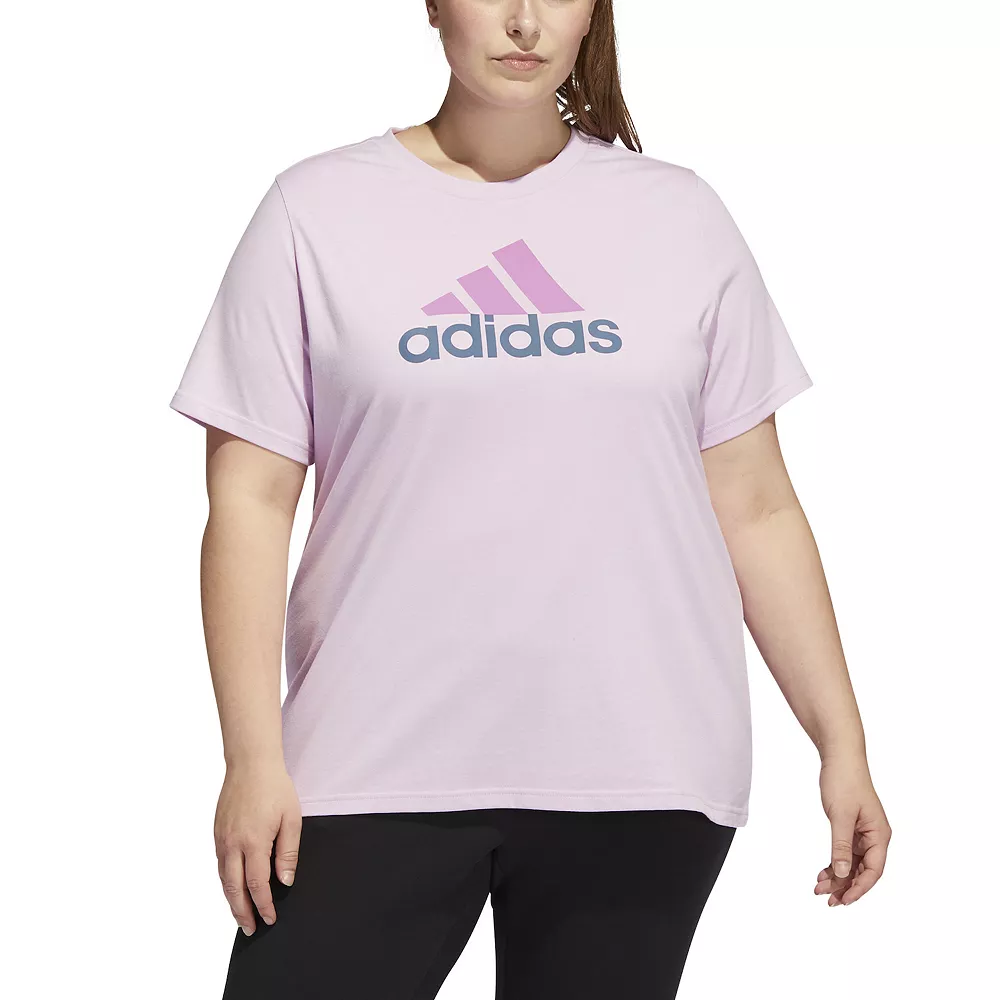 Plus Size adidas Badge of Sport Classic 2-Tone Graphic Tee 7 Plus Size adidas Badge of Sport Classic 2-Tone Graphic Tee - Image 7