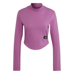 Women's adidas Holidayz Fleece Mockneck Top -Adidas Clothing Shop 5577959 ALT6