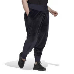 Plus Size adidas Holidayz Cozy Velour High-Waisted Joggers -Adidas Clothing Shop 5636865 ALT2