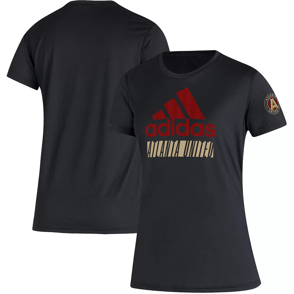 Women's adidas Black Atlanta United FC Creator Vintage T-Shirt 2 Women's adidas Black Atlanta United FC Creator Vintage T-Shirt - Image 2