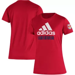 Women's adidas Red New York Red Bulls Creator Vintage T-Shirt
