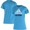 Women's adidas Sky Blue New York City FC Creator Vintage T-Shirt