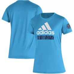 Women's adidas Sky Blue New York City FC Creator Vintage T-Shirt