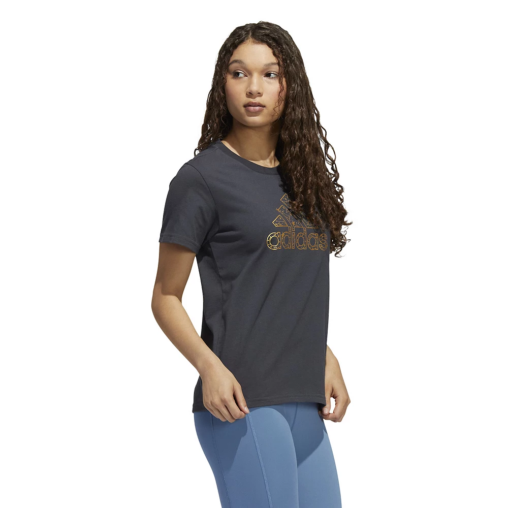 Women's adidas Celestial Badge Of Sport Graphic Tee 4 Women's adidas Celestial Badge Of Sport Graphic Tee - Image 4