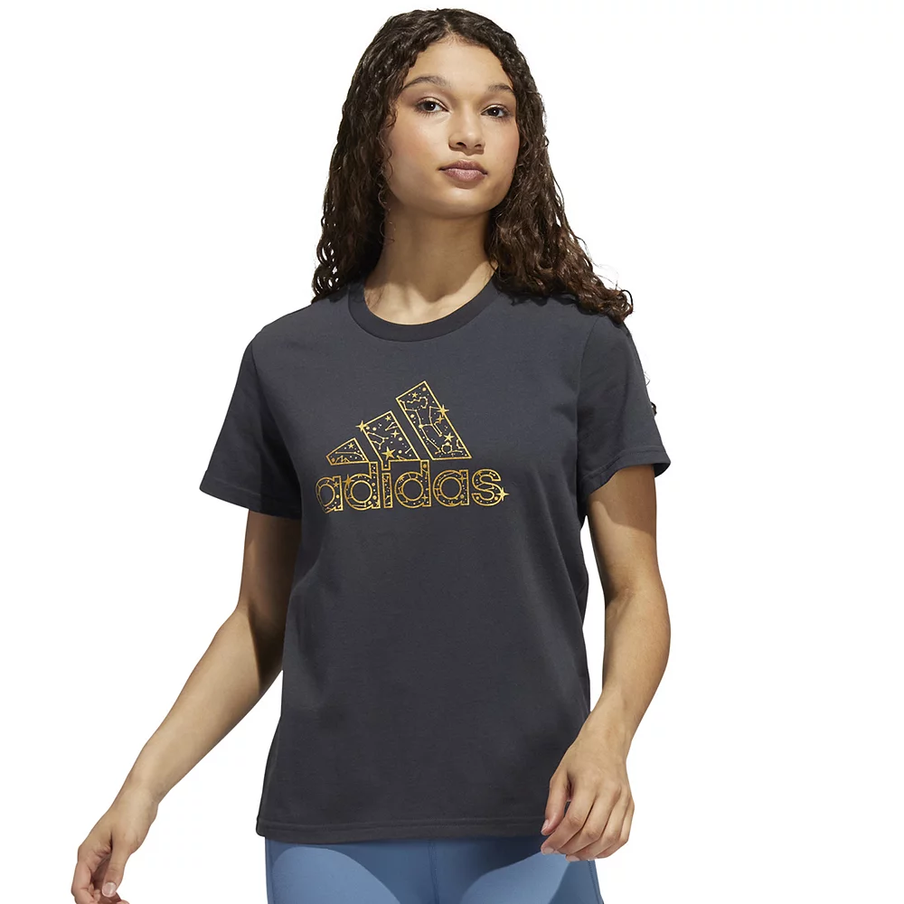 Women's adidas Celestial Badge Of Sport Graphic Tee 2 Women's adidas Celestial Badge Of Sport Graphic Tee - Image 2