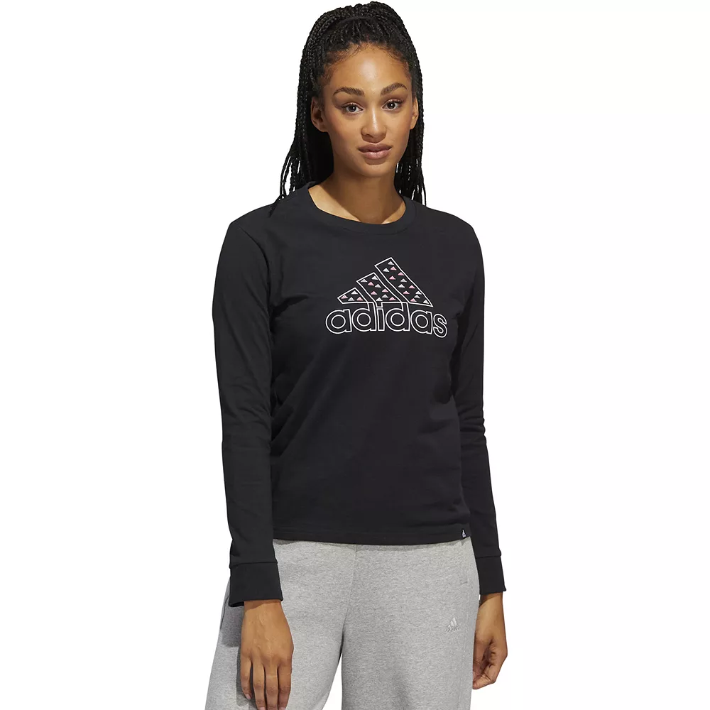 Women's adidas Mini Badge of Sport Graphic Tee 1 Women's adidas Mini Badge of Sport Graphic Tee