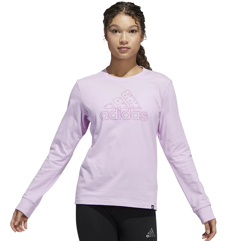 Women's adidas Mini Badge of Sport Graphic Tee 2 Women's adidas Mini Badge of Sport Graphic Tee - Image 2