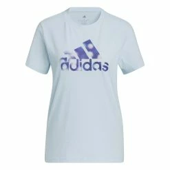 Women's adidas Winter Lights Badge of Sport Graphic Tee 12 Women's adidas Winter Lights Badge of Sport Graphic Tee -Adidas Clothing Shop 5709289 ALT5