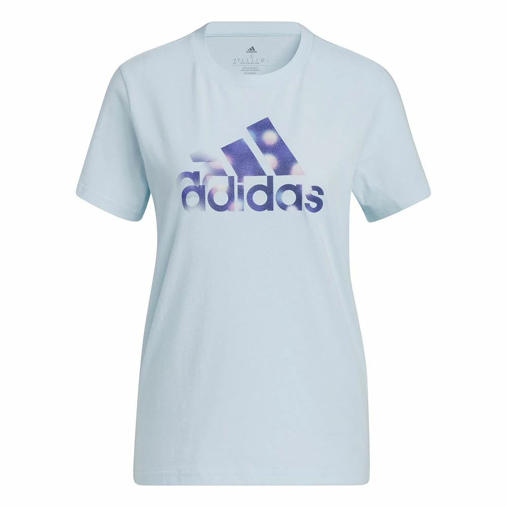 Women's adidas Winter Lights Badge of Sport Graphic Tee 6 Women's adidas Winter Lights Badge of Sport Graphic Tee - Image 6