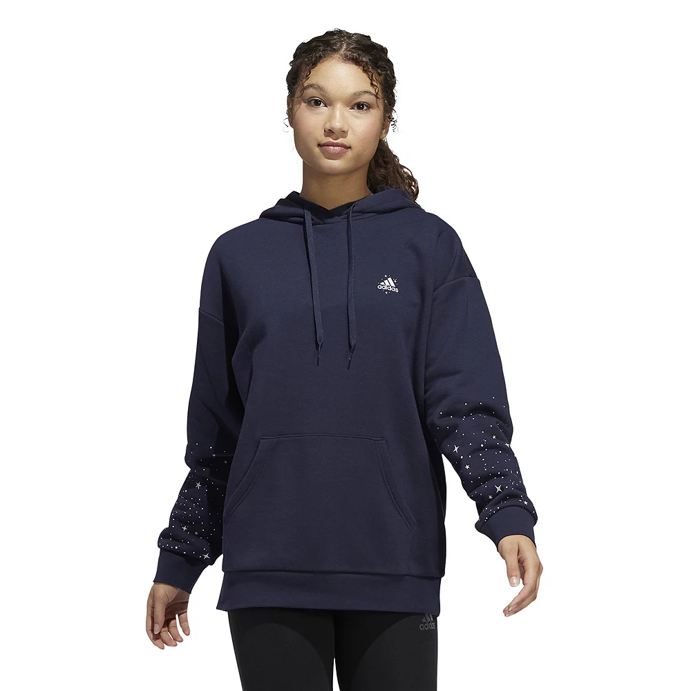 Women's adidas Celest Fleece Hoodie 2 Women's adidas Celest Fleece Hoodie - Image 2