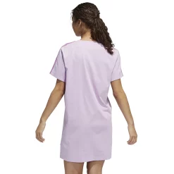 Women's adidas Leopard Metallic Badge of Sport Graphic T-Shirt Dress -Adidas Clothing Shop 5709291 ALT