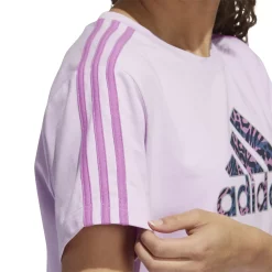 Women's adidas Leopard Metallic Badge of Sport Graphic T-Shirt Dress -Adidas Clothing Shop 5709291 ALT4