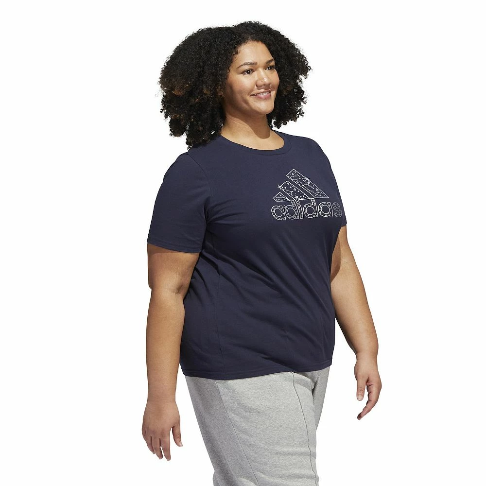 Plus Size adidas Celestial Badge Of Sport Graphic Tee 4 Plus Size adidas Celestial Badge Of Sport Graphic Tee - Image 4