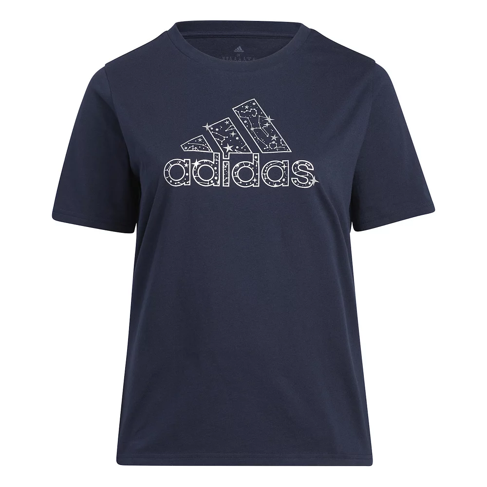 Plus Size adidas Celestial Badge Of Sport Graphic Tee 7 Plus Size adidas Celestial Badge Of Sport Graphic Tee - Image 7