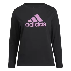 Plus Size adidas Basic Badge Of Sport Tee -Adidas Clothing Shop 5714100 ALT5