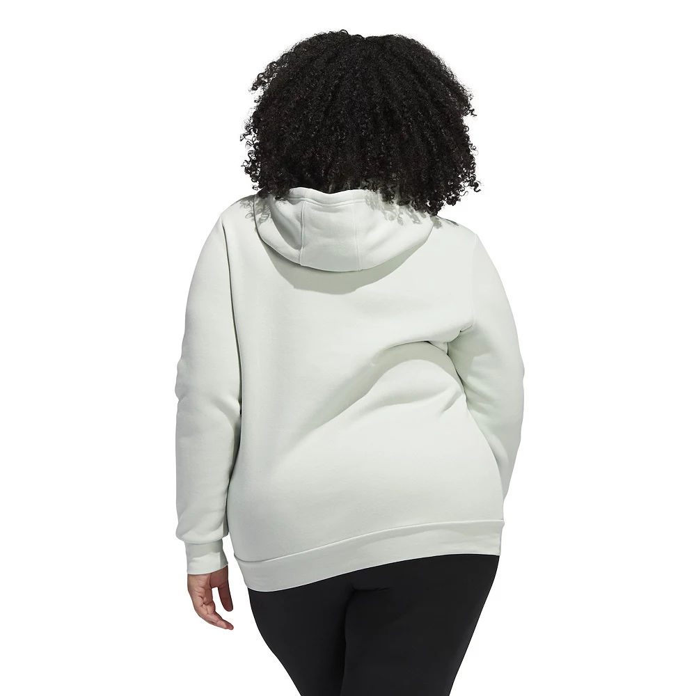 Plus Size adidas Leopard Metallic Badge Of Sport Fleece Graphic Hoodie 4 Plus Size adidas Leopard Metallic Badge Of Sport Fleece Graphic Hoodie - Image 4